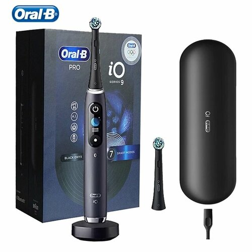 Электрическая зубная щетка Oral-B iO 9 Pro black onyx 2989000₽