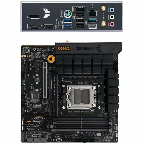 Материнская плата ASUS TUF Gaming B650M-E WiFi B650 Socket AM5 4xDDR5 4xSATA3 2xM2 1xPCI-E16x 3xUSB32 1xUSB32 Type C 2xDP HDMI WiFi 25Glan mATX 2636500₽