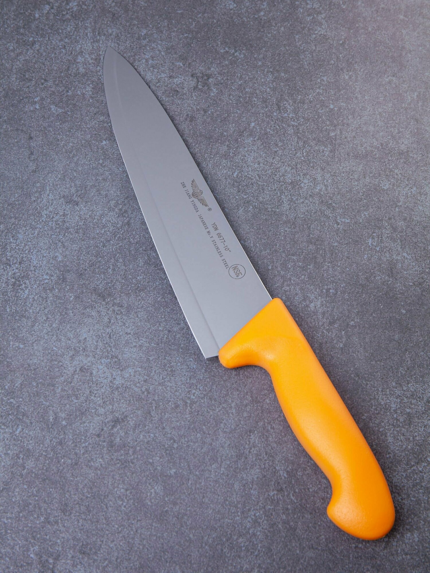 Нож кухонный YYD KNIFE разделочный для мяса шеф-нож длина лезвия 25 см
