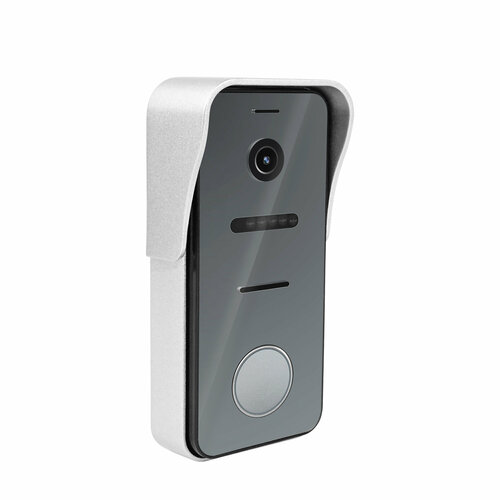 Цветная вызывная накладная панель LUX для видеодомофона (дверной звонок) цвет металлик, широкий угол обзора 148 гр