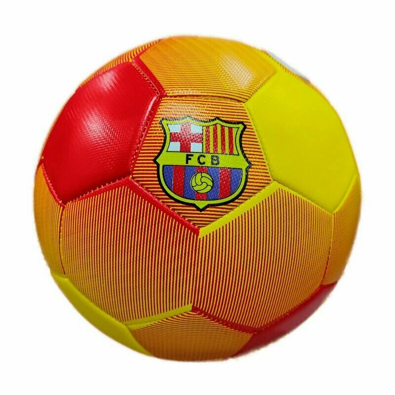 Мяч футбольный BARCELONA Реплика №5 450гр оранжевый F-30813
