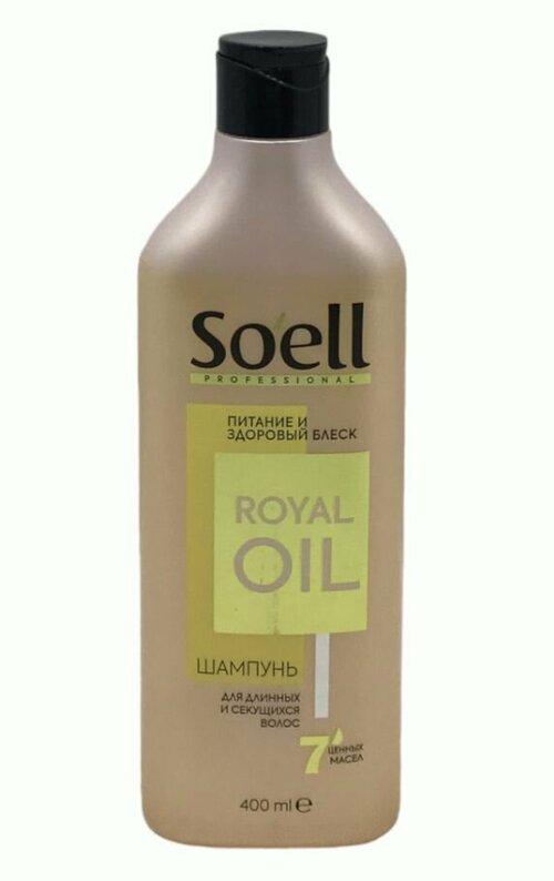 Soell Шампунь для волос Royal Oil Питание и здоровый блеск, 400 мл, 1 шт