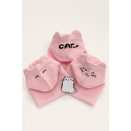 фото Носки berchelli, 3 пары, размер 36-38, розовый