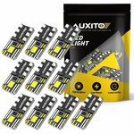 Светодиодная автомобильная LED лампа AUXITO цоколь T10 (W5W) . Цвет свечения: белый (10 шт) - изображение