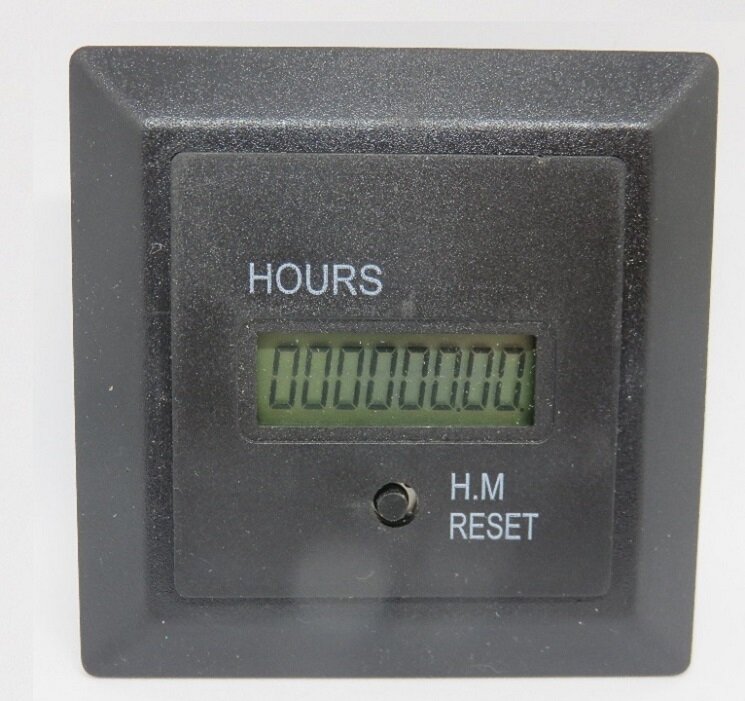 Счетчик времени наработки DK-HM-8L-R (с кнопкой сброс)