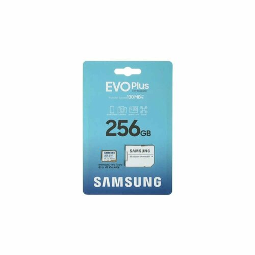 Карта памяти microSDXC Samsung EVO Plus, 256GB