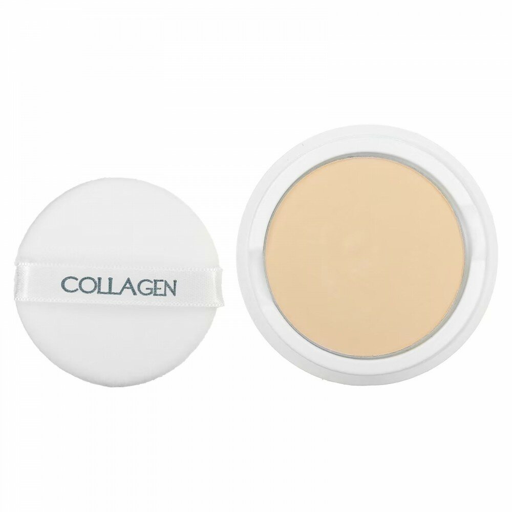 Пудра Enough Collagen Whitening moisture twoway cake #21 - фото №18