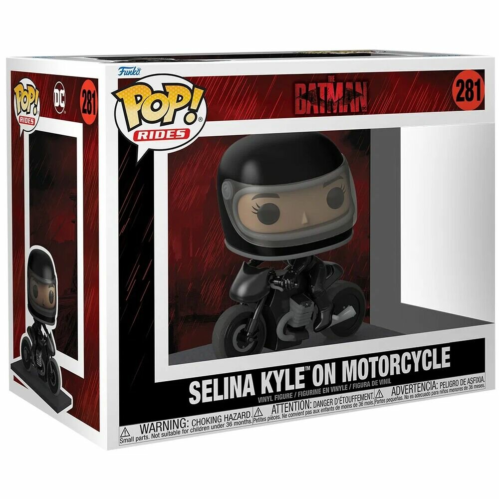 Фигурка Funko POP! DC The Batman Женщина-кошка (Selina Kyle & Motorcycle) 59287