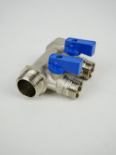 Изображение товара Коллектор СТМ 2крана 1/2. проходной 3/4 г. ш СТМ