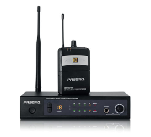 Pasgao PR-110 стереосистема персонального мониторинга аналоговая (655-679МГц)