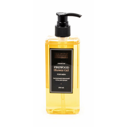 Organic men / Органик мэн Гель для душа мужской firewood парфюмированный Ухаживающий с древесным ароматом 250мл / очищающее средство для тела