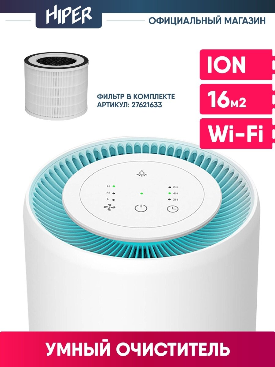 Очиститель воздуха HIPER IoT Purifier ION mini v1