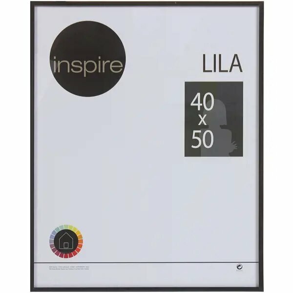 Рамка Inspire Lila 40х50 см цвет чёрный