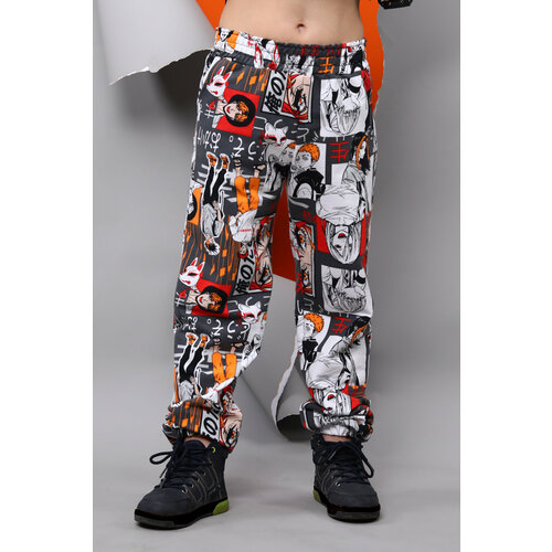 фото Брюки berchelli размер 42, серый, красный