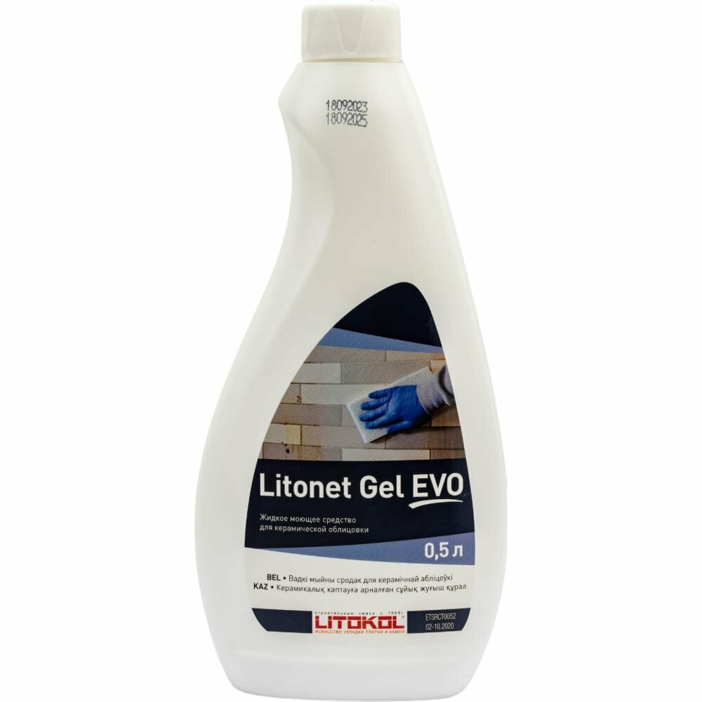 Очиститель Litokol жидкий для облицовочной поверхности Litonet Gel EVO 0.5 л