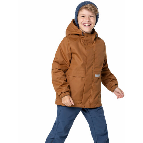 фото Куртка nikastyle, размер 140, коричневый