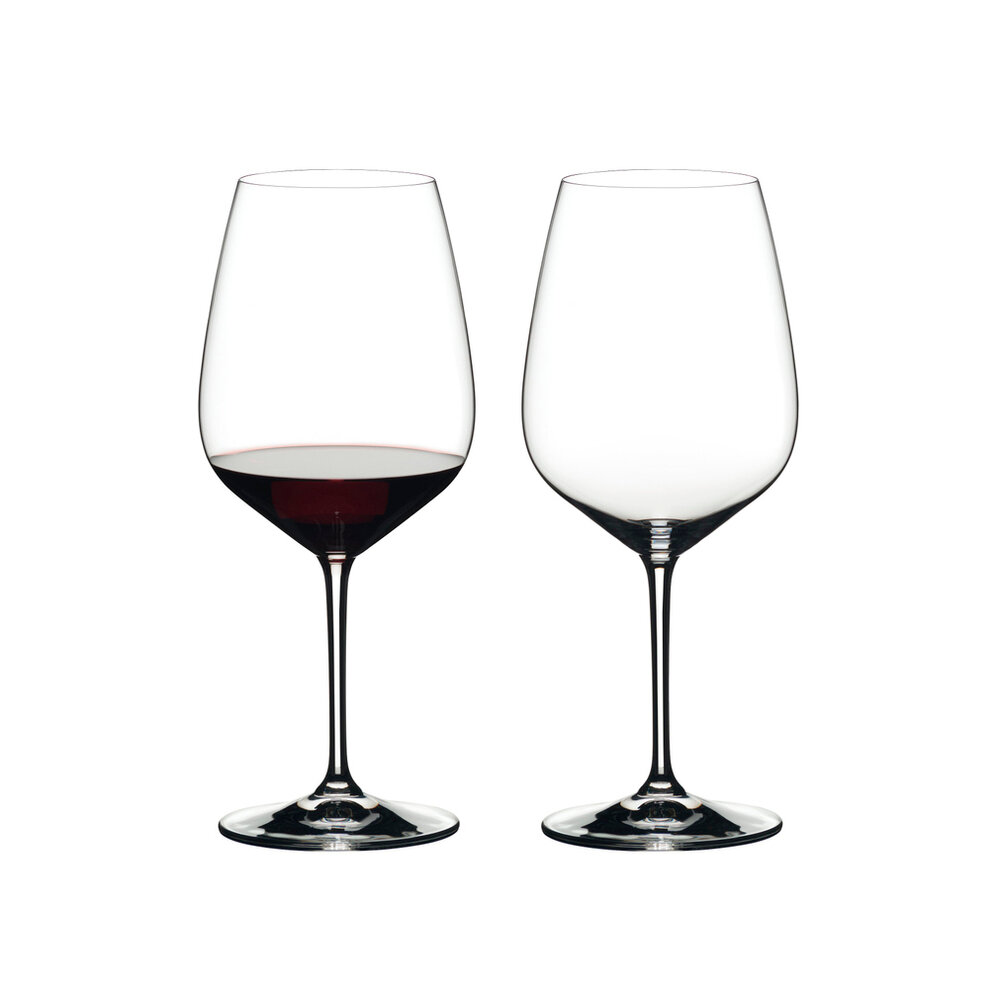 Набор из 2-х хрустальных бокалов для красного вина Cabernet, 800 мл, прозрачный, серия Heart to Heart, Riedel, 6409/0