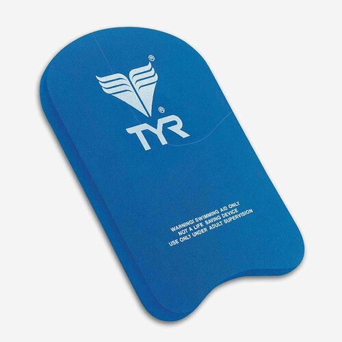 фото Доска для плавания детская tyr junior kickboard, цвет - голубой; материал - этиленвинилацетат 100%