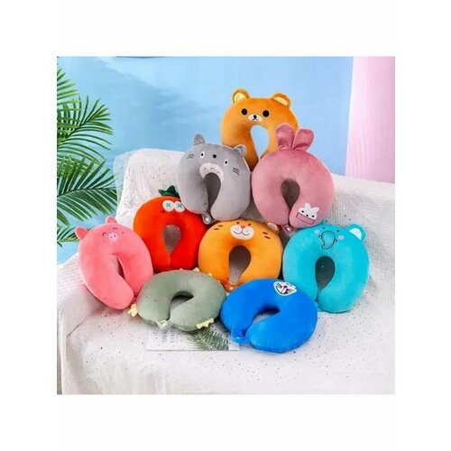 Подушка для шеи , пыльная роза