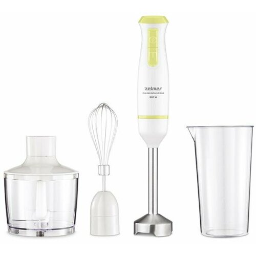 Блендер погружной Zelmer ZHB4562L 800Вт белый салатовый 388100₽