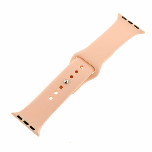 Ремешок силиконовый для Apple Watch 38мм/ 40мм/ 41мм размер S, #47 грейпфрут