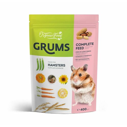 Корм для хомяков Grums 400 гр