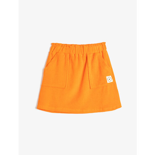 Юбка KOTON, размер 6-7 лет, оранжевый юбка koton размер 6 7 лет фиолетовый