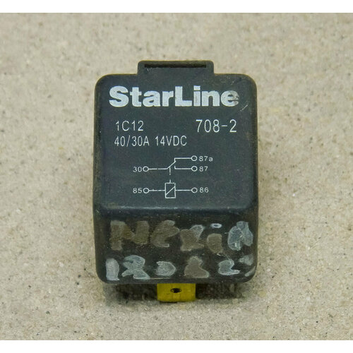 Реле универсальное 708-2 12V 5-pin StarLine