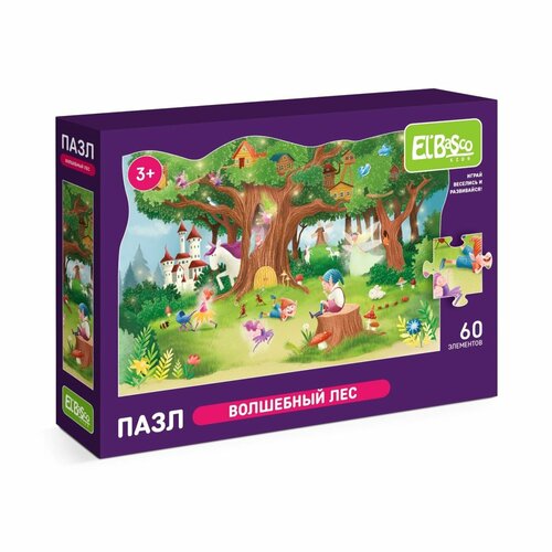 Пазл El Basco Kids Волшебный лес 60 эл. ET01-064