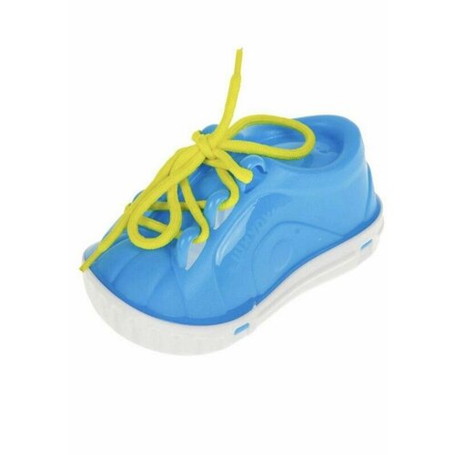 Дидактическая игрушка Ботинок-шнуровка в сетке дидактическая игрушка ботинок шнуровка арт 1010h
