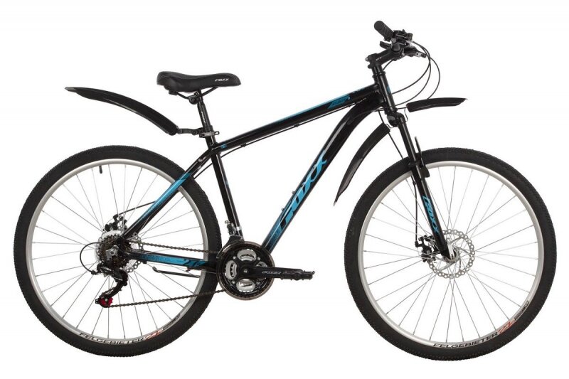 Велосипед FOXX 27,5" ATLANTIC D черный, алюминий, рама18"