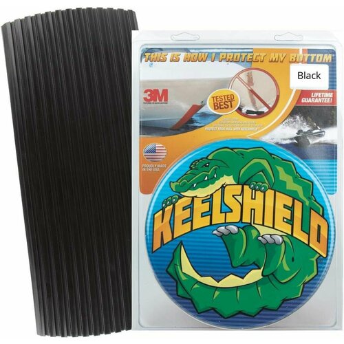 фото Защита киля keelshield, 2.44 м, черный цвет, 8 футов