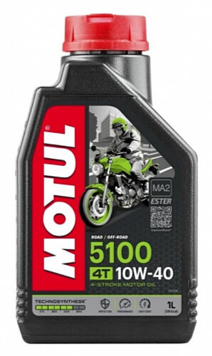 Моторное масло Motul 5100 4T 10W-40 1 л