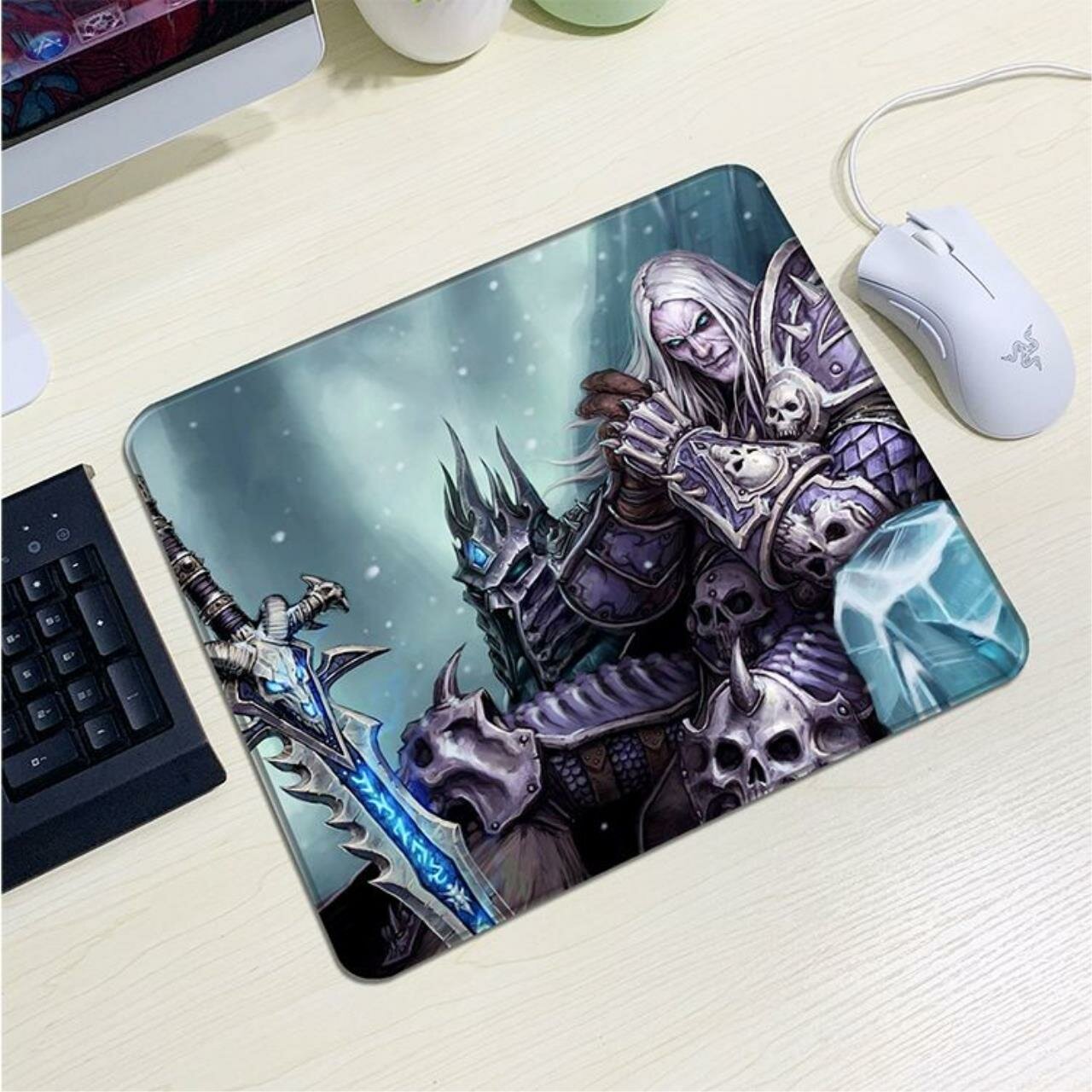 Коврик игровой компьютерный для мыши 350х300х3мм World of Warcraft