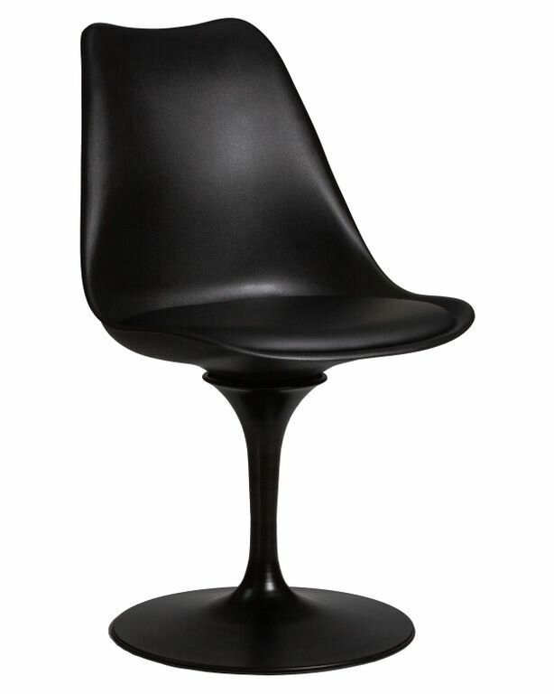 Стул обеденный DOBRIN TULIP LMZL-PP635E цвет сиденья черный (B-03), цвет основания черный