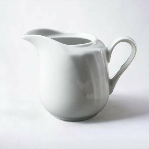 Молочник фарфоровый белый 200 мл