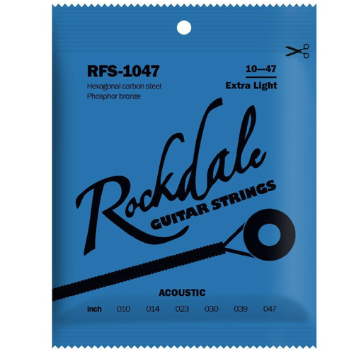 Струны для акустической гитары Rockdale RFS-1047 10-47, бронза фосфорная, Rockdale (Рокдейл)