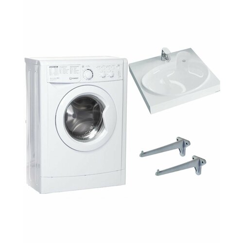 Стиральная машина Indesit EWUC 4105 и раковина Сатурн 55 3260000₽