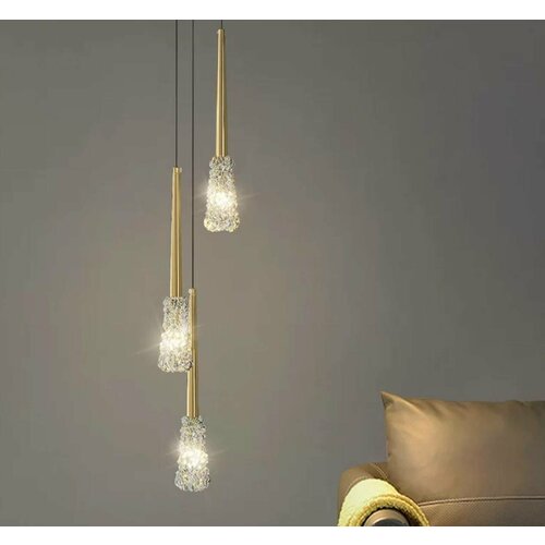 Подвесной светильник из натуральной латуни Fial Lux