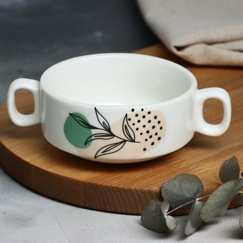 Супница с ручками Веточка 105 х 5 см 220 мл 570₽