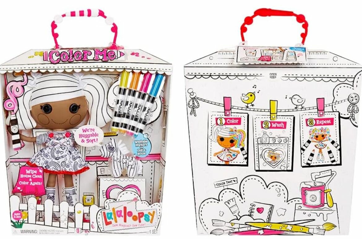 Мягкая кукла 582212 Lalaloopsy color Me Spot Splatter Splash, кукла 33 см, раскраска