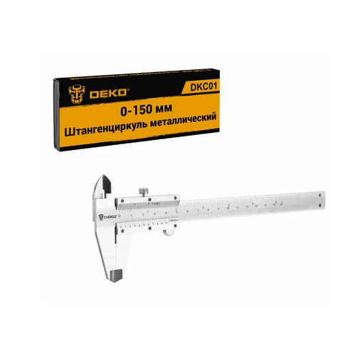 Штангенциркуль металлический в кейсе DEKO DKC01 499₽