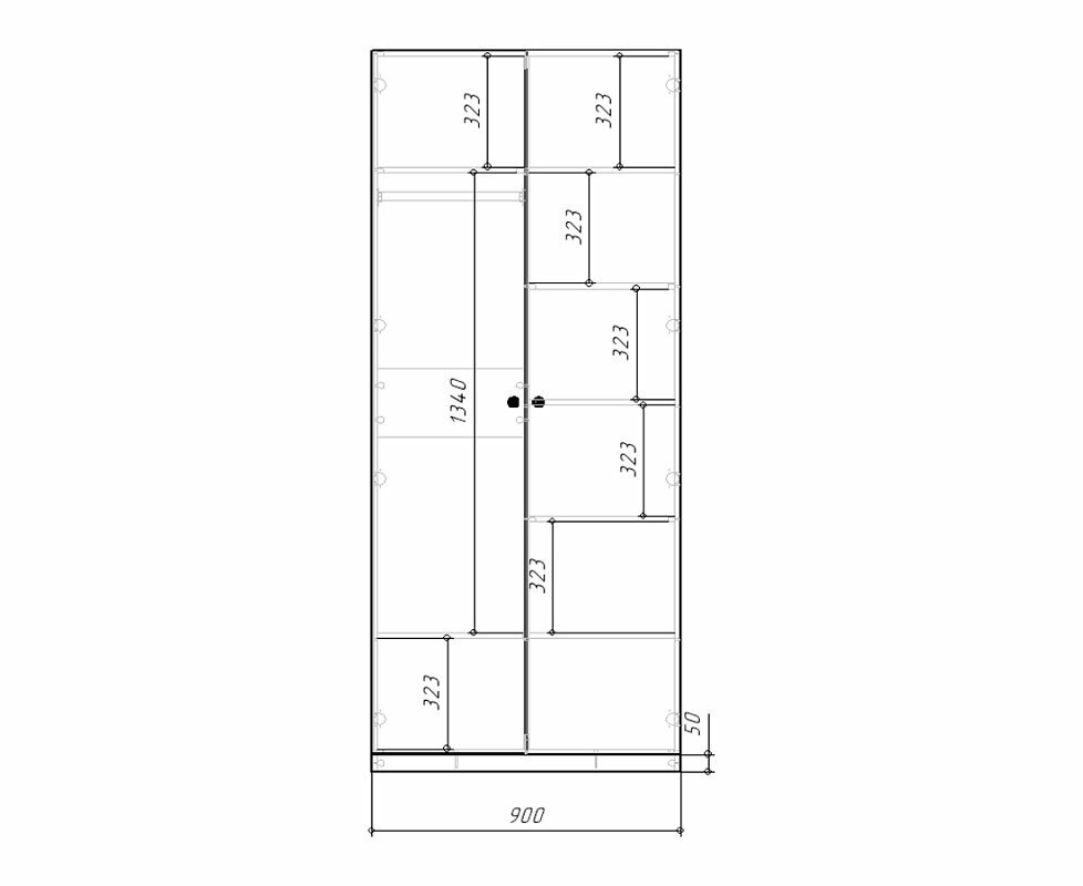 Детская стенка Скарабей-7 Пантано 250x52x210 зеленый со шкафом с комодом