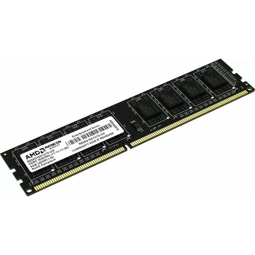 Модуль памяти AMD Radeon 2GB DDR3 1600 DIMM R5 Entertainment Series Black 69300₽