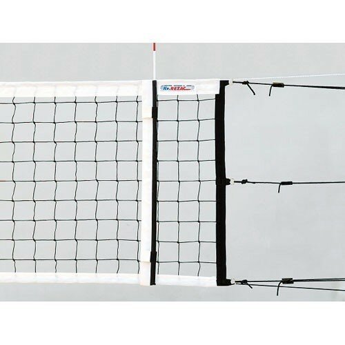 Сетка волейбольная KV.REZAC арт.15075130, черн, 9.5х1м, нить 3мм