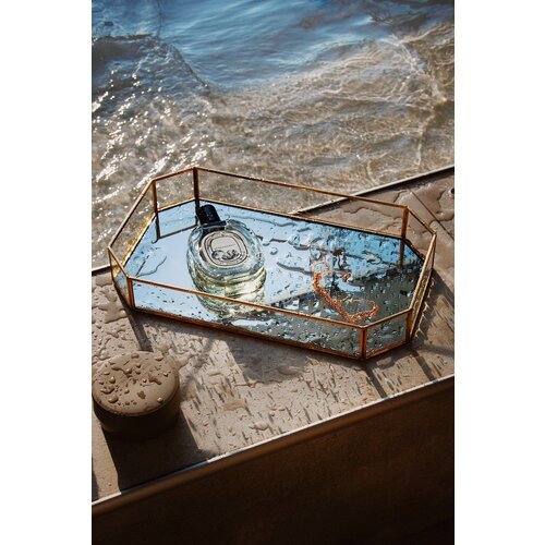 Декоративный зеркальный поднос