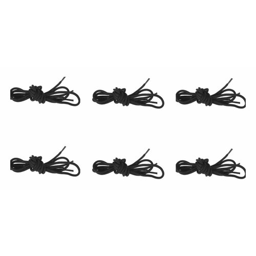 Домашний Сундук Шнурки Берцы усиленные черные 150 см 6 пар 745₽