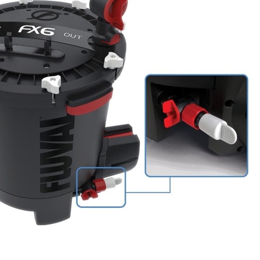 Hagen Фильтр внешний FLUVAL FX6, 2130 л/ч /аквариумы до 1500 л/ - фото №11