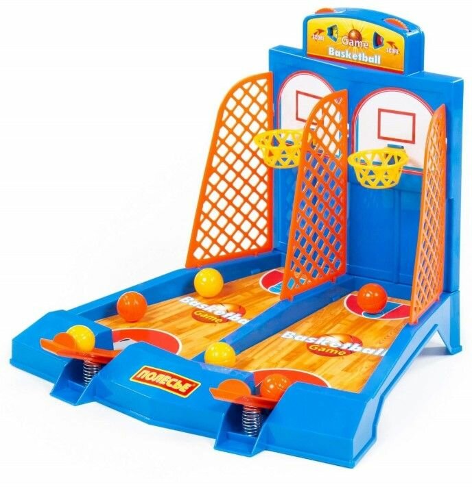 Игрушечная мини-игра "Баскетбол", развлекательный настольный набор для детей, для 2-х игроков