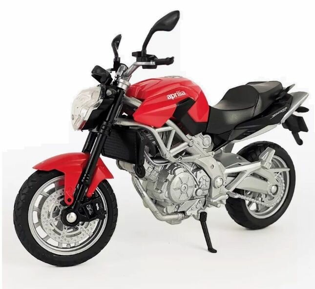 Мотоцикл модель коллекционная WELLY 1:18 Aprilia Shiver 750, красный